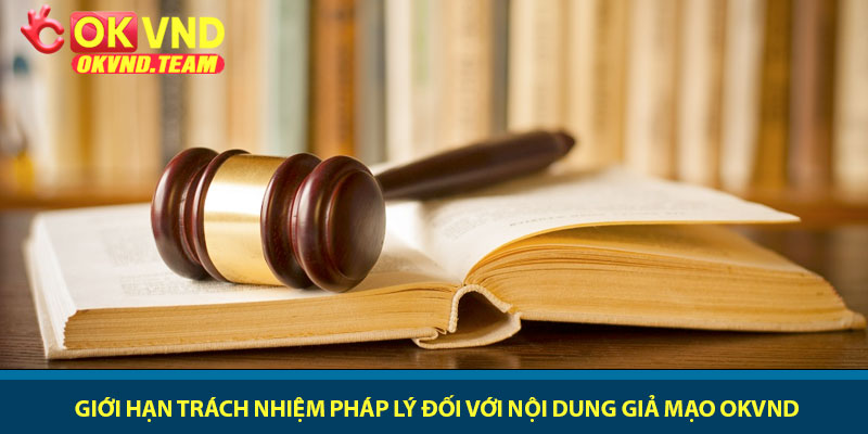 Miễn trừ trách nhiệm - Quy định giới hạn pháp lý tại OKVND 3 Giới hạn trách nhiệm pháp lý đối với nội dung giả mạo OKVND