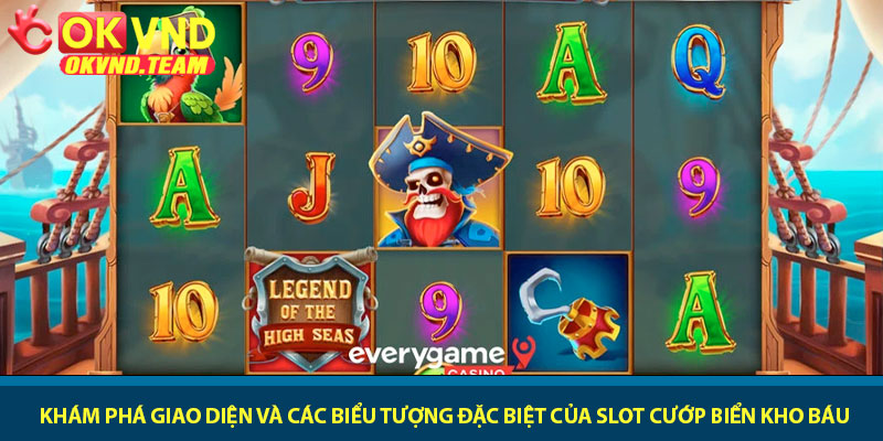 Slot Cướp Biển Kho Báu - Quay slot săn Jackpot tại OKVND 2 Khám phá giao diện và các biểu tượng đặc biệt của Slot Cướp Biển Kho Báu